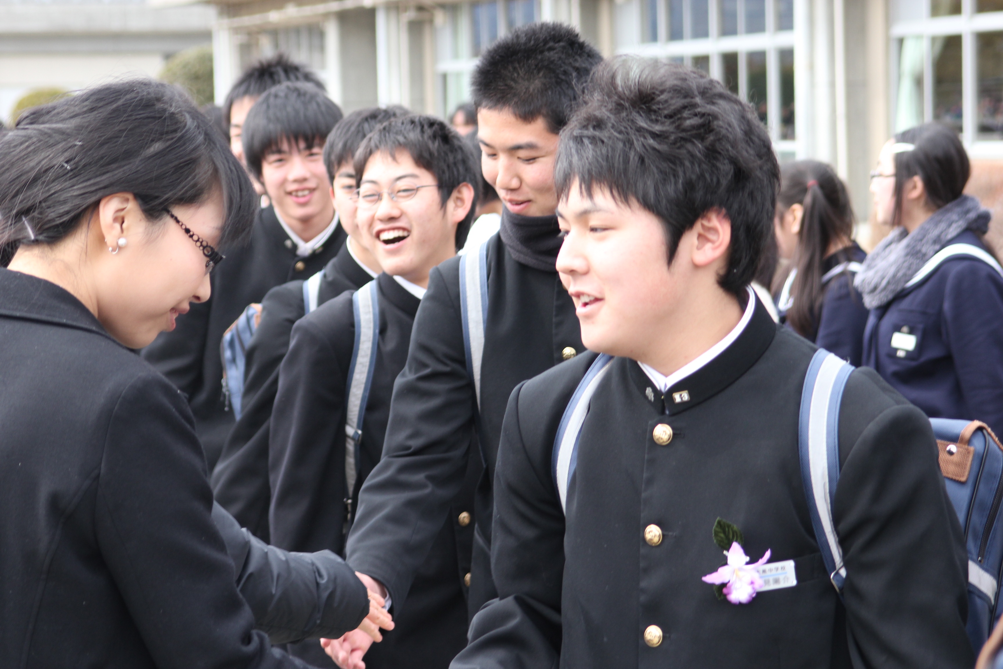 大熊中学校卒業式（2011年3月11日） 写真 7