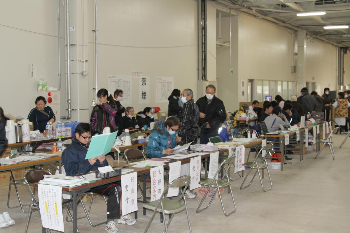 田村市内の避難所（2011年3月19日から26日） 写真 18
