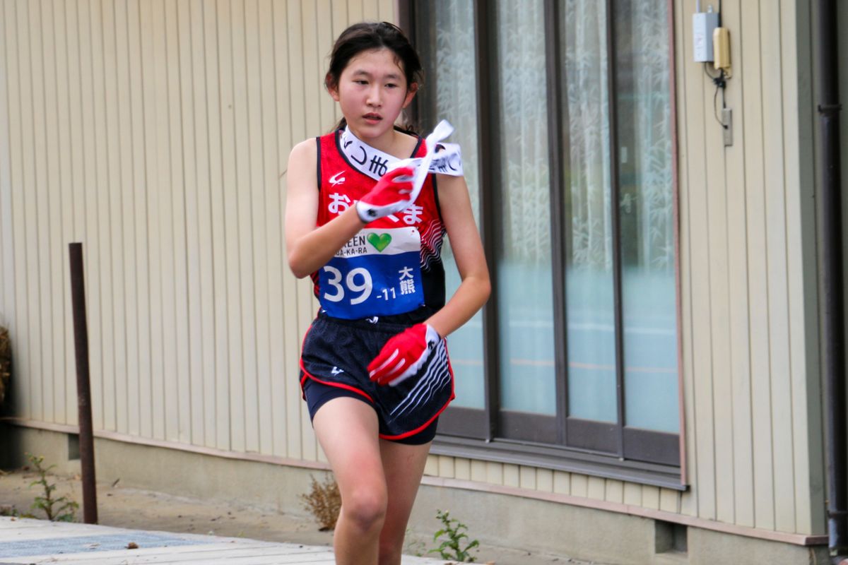 11区は、初出場の中学1年生。本宮市から大玉村の3.9Kmを走ります。