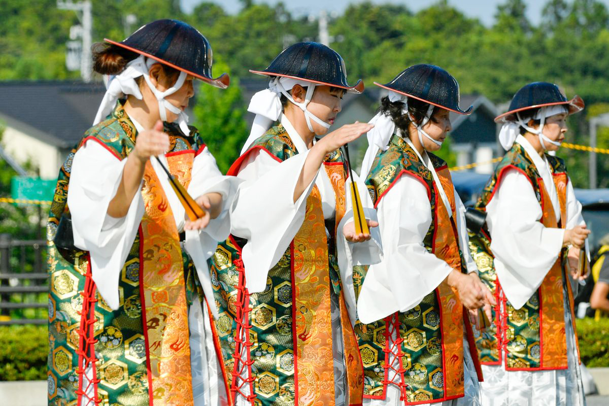7月30日の本祭りの後には、大熊町役場前で相馬流れ山踊りが、東日本大震災後13年ぶりに町内で披露されました。