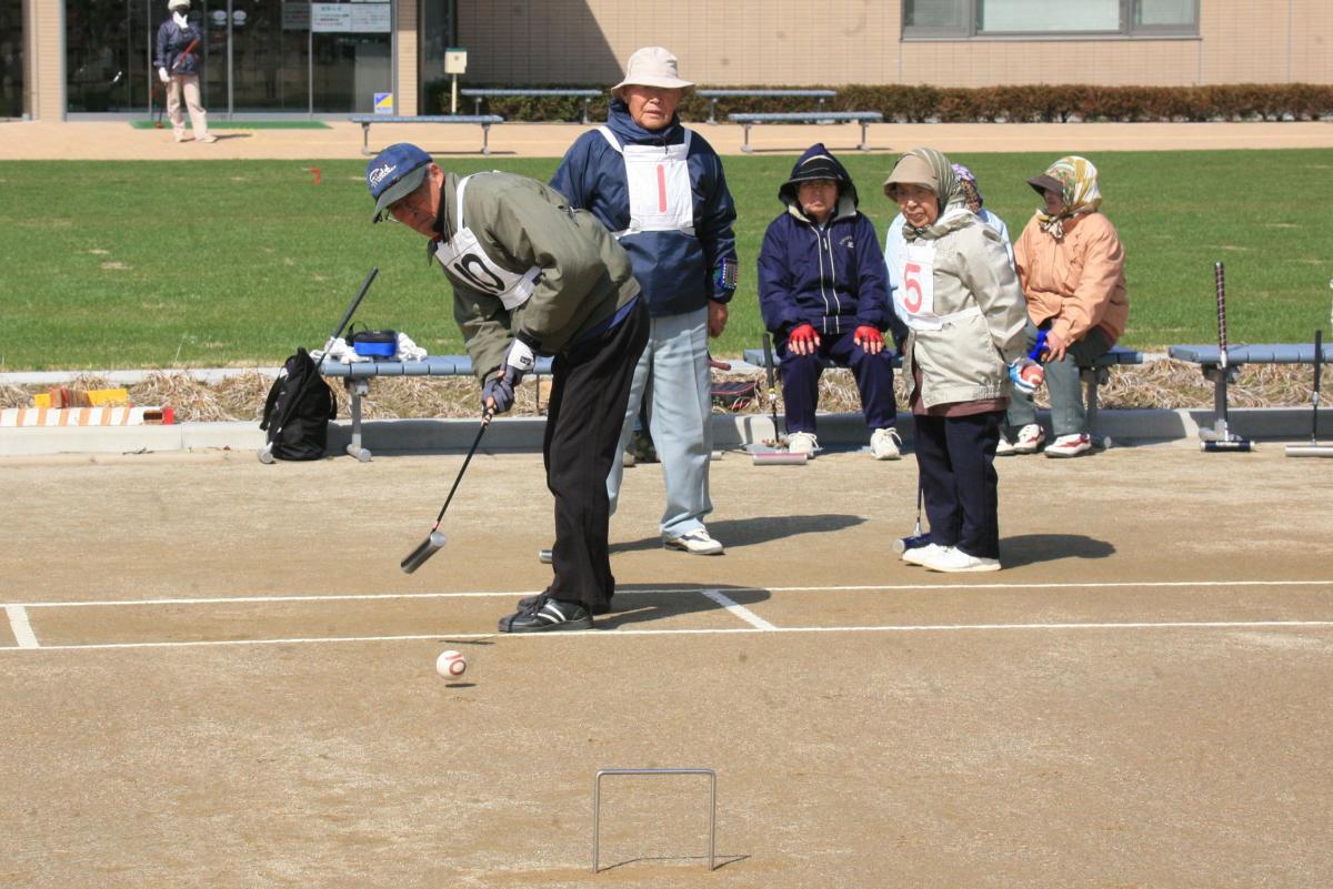 相双支部大会の出場を目指して白熱した試合を繰り広げる選手たち