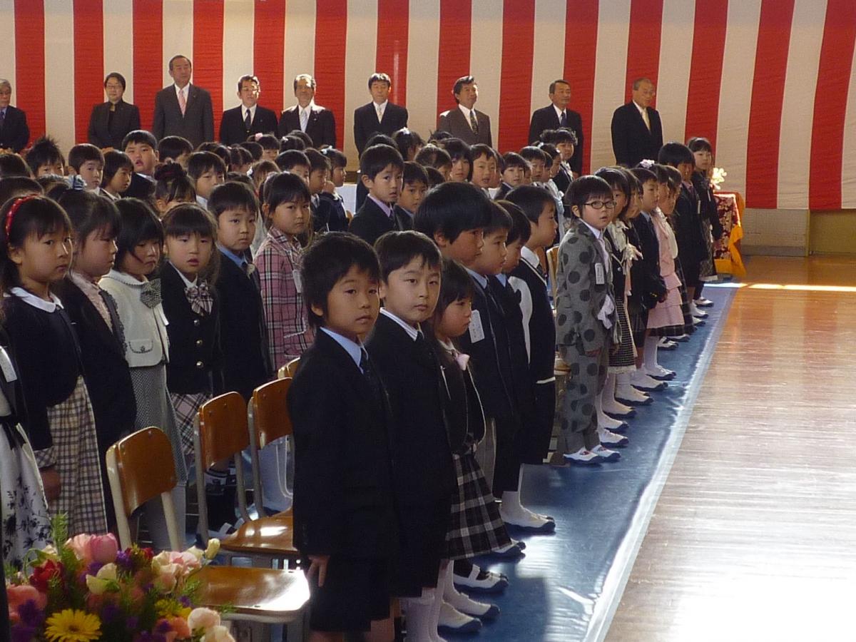平成22年度大野小学校入学式 10年4月6日撮影 大熊町公式ホームページ