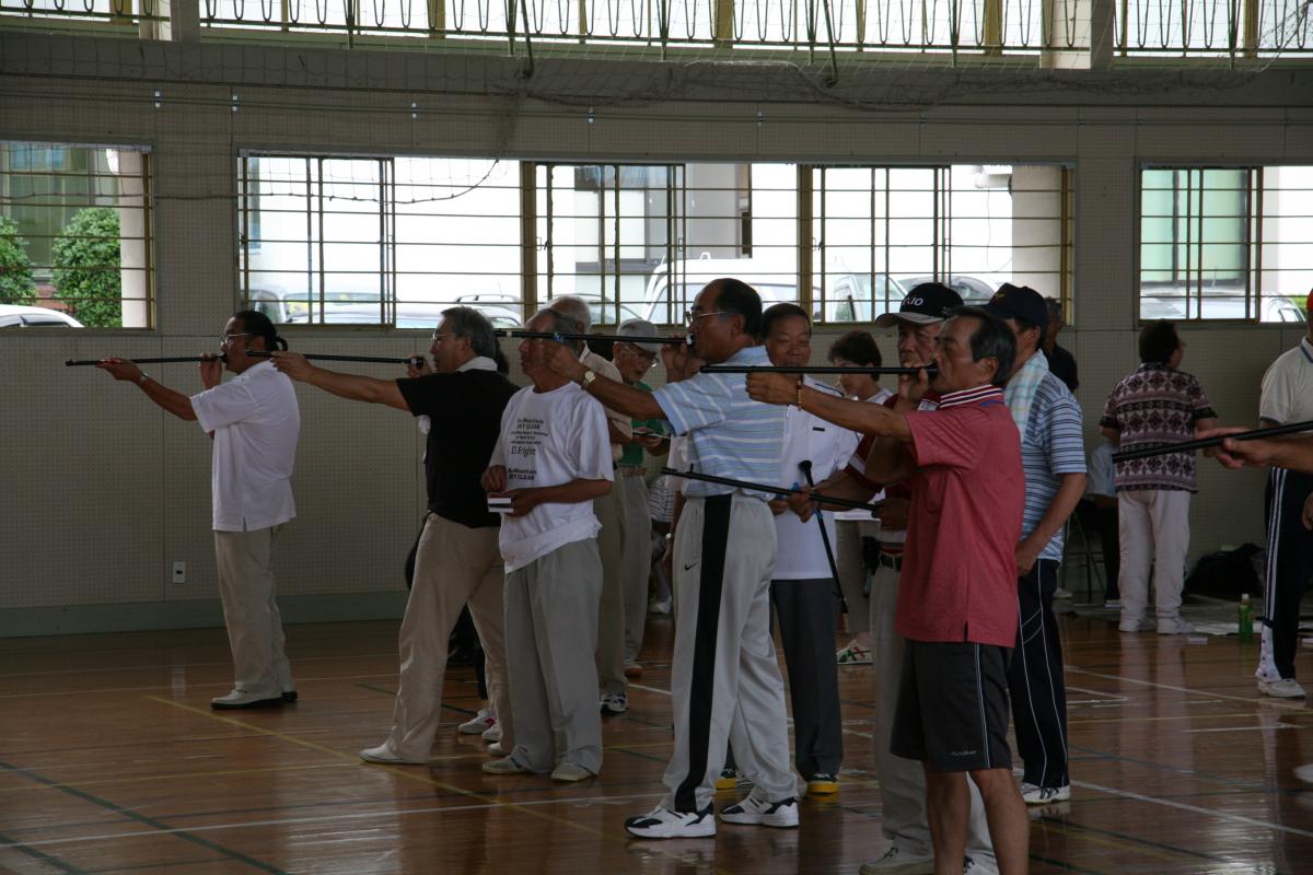 集中し高得点を目指す参加者