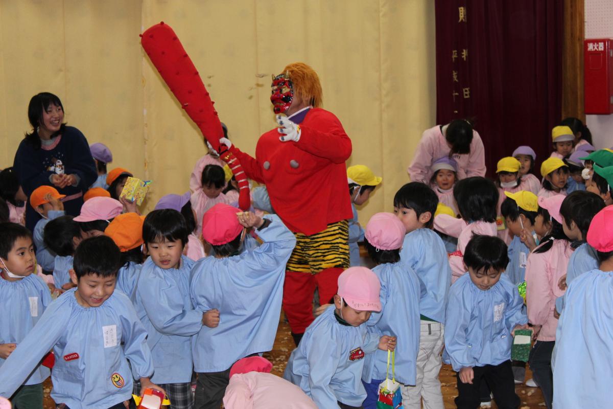 大野幼稚園 豆まき（2011年2月3日） 写真 1