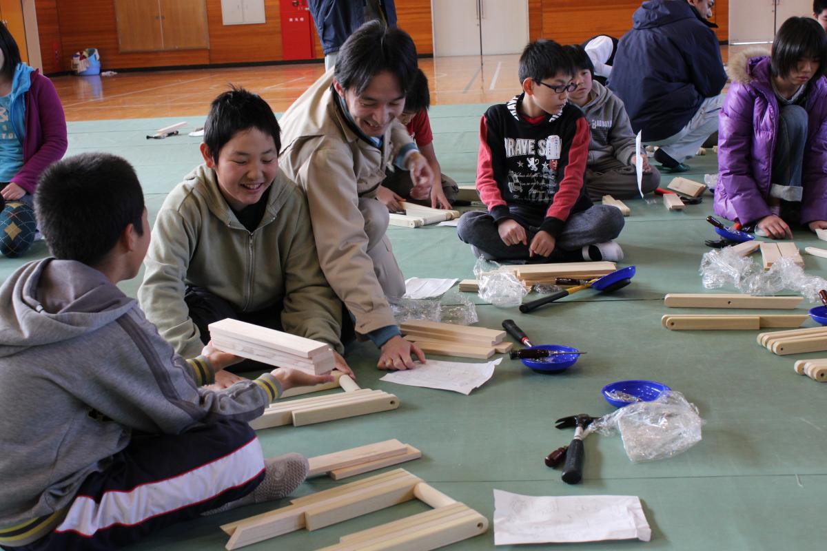 熊町小学校　森林教室（2011年2月8日） 写真 3