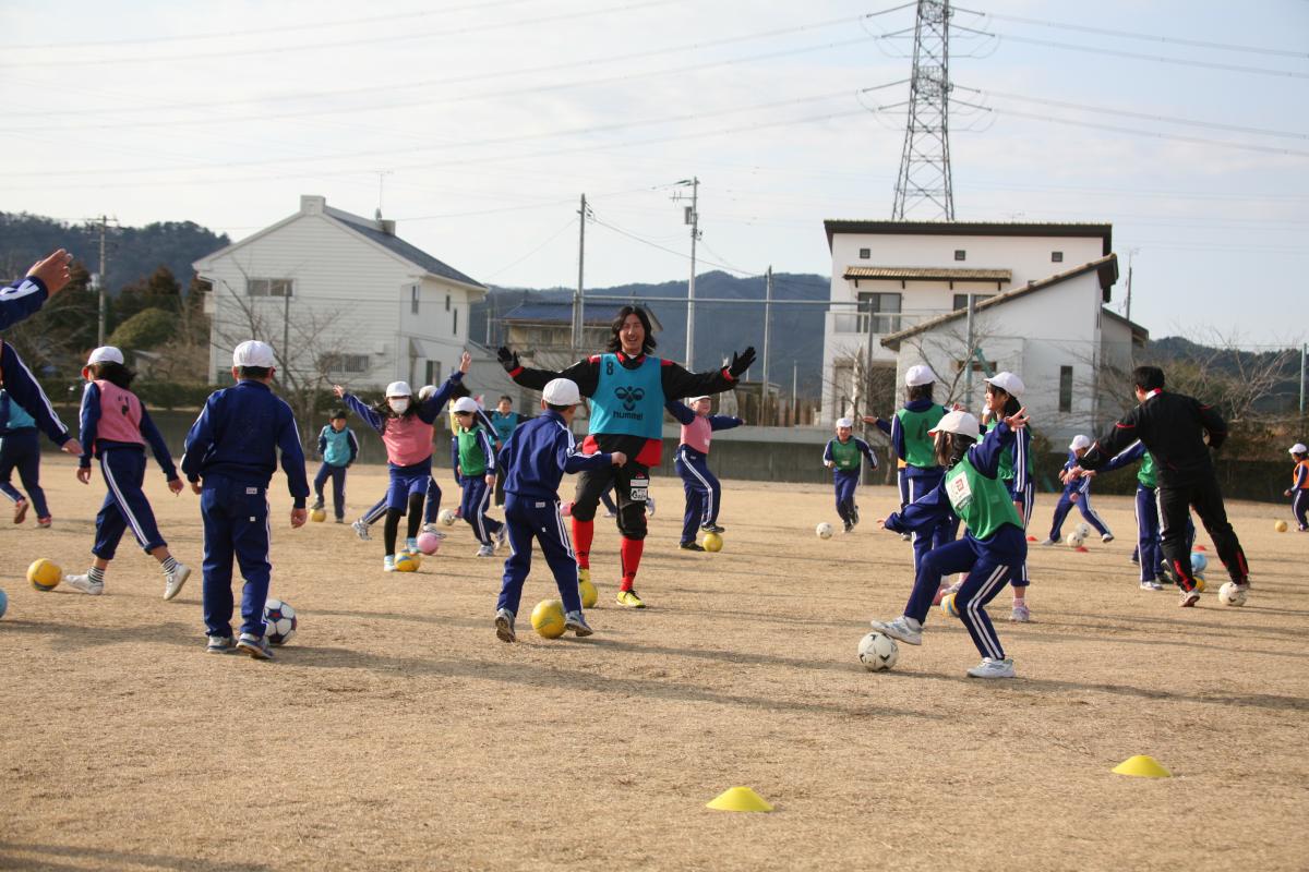 大野小学校 サッカー教室（2011年2月8日） 写真 5