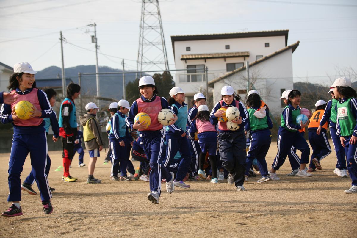 大野小学校 サッカー教室（2011年2月8日） 写真 6
