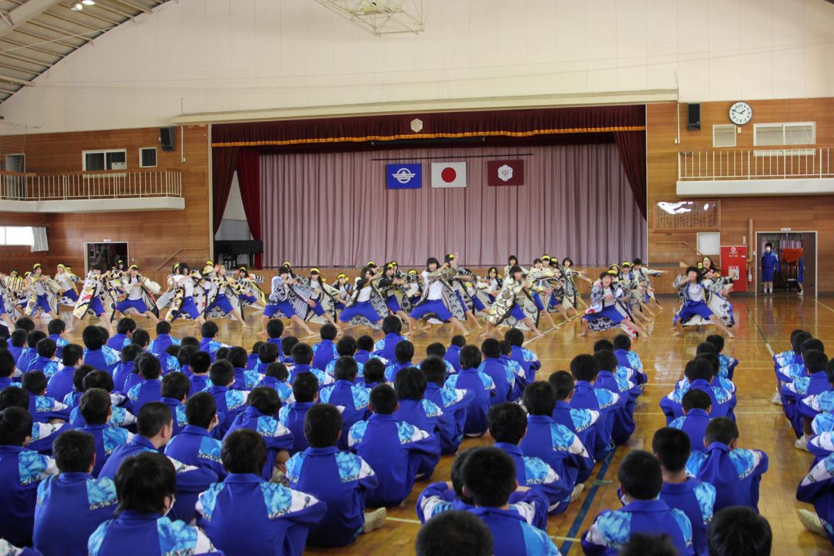 大熊中学校 引継ぎ式（2011年2月18日） 写真 11