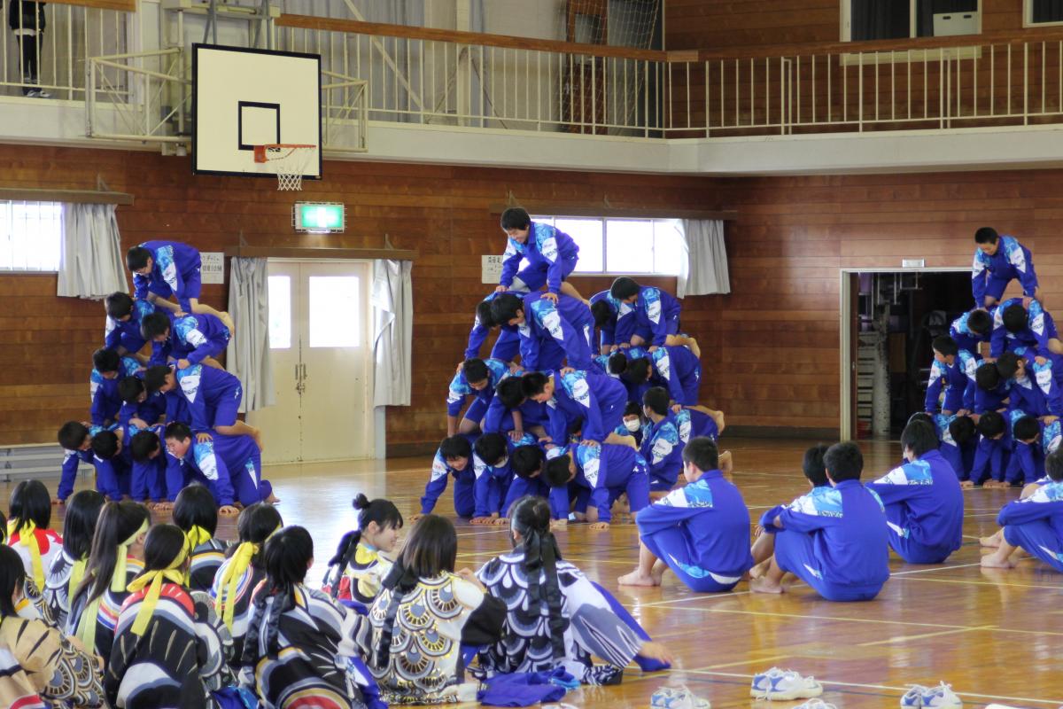大熊中学校 引継ぎ式（2011年2月18日） 写真 8