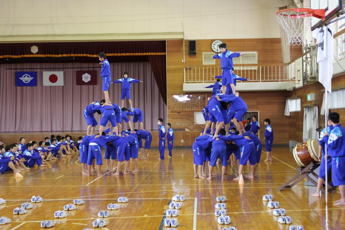 大熊中学校 引継ぎ式（2011年2月18日） 写真 7