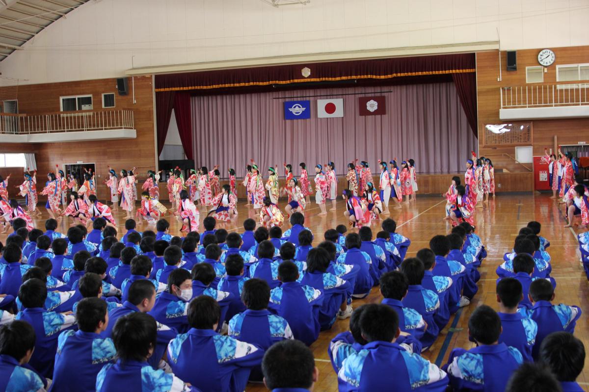 大熊中学校 引継ぎ式（2011年2月18日） 写真 3