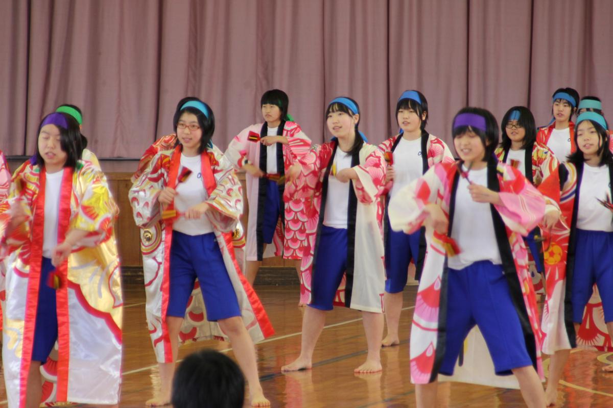 大熊中学校 引継ぎ式（2011年2月18日） 写真 2