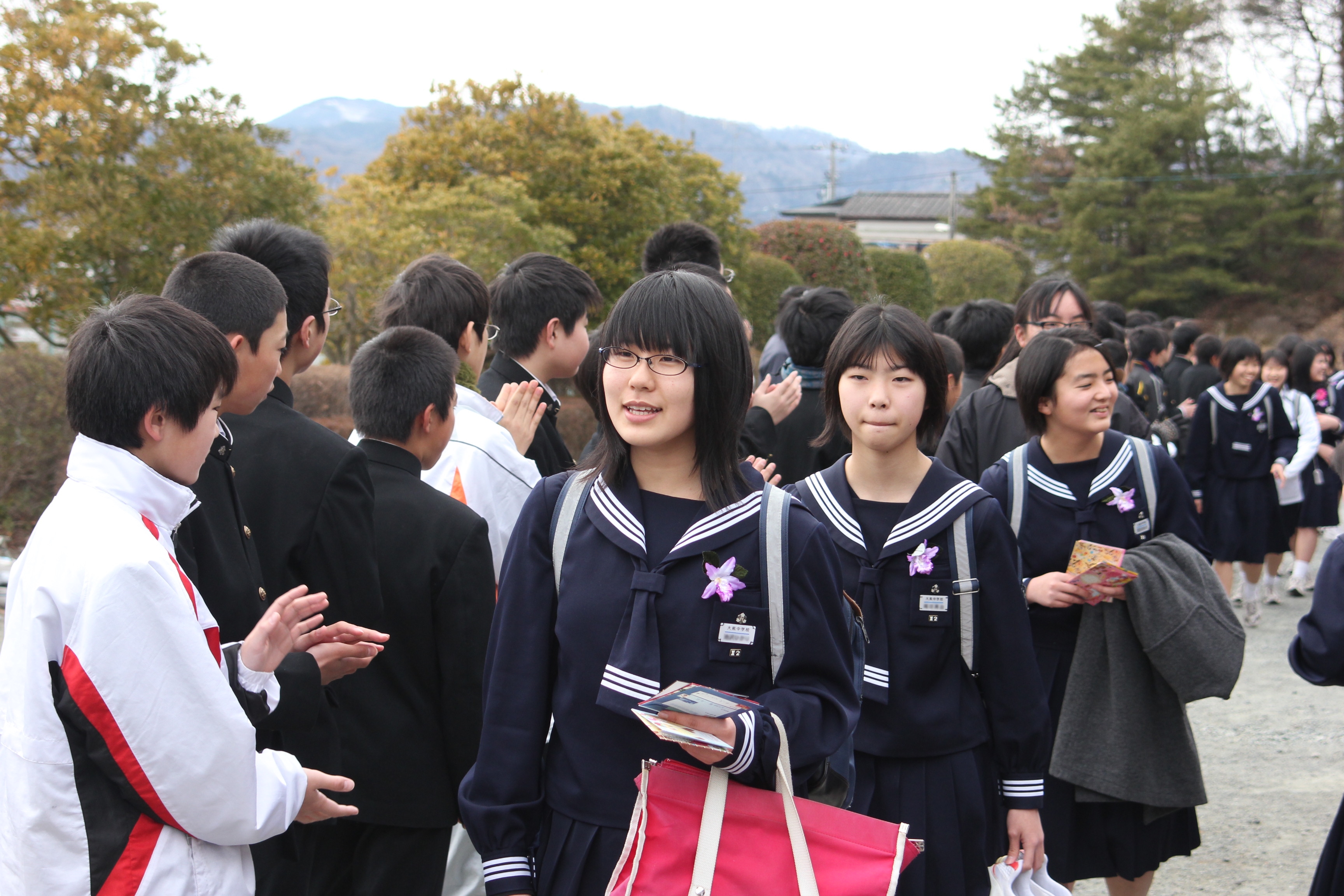 大熊中学校卒業式（2011年3月11日） 写真 4