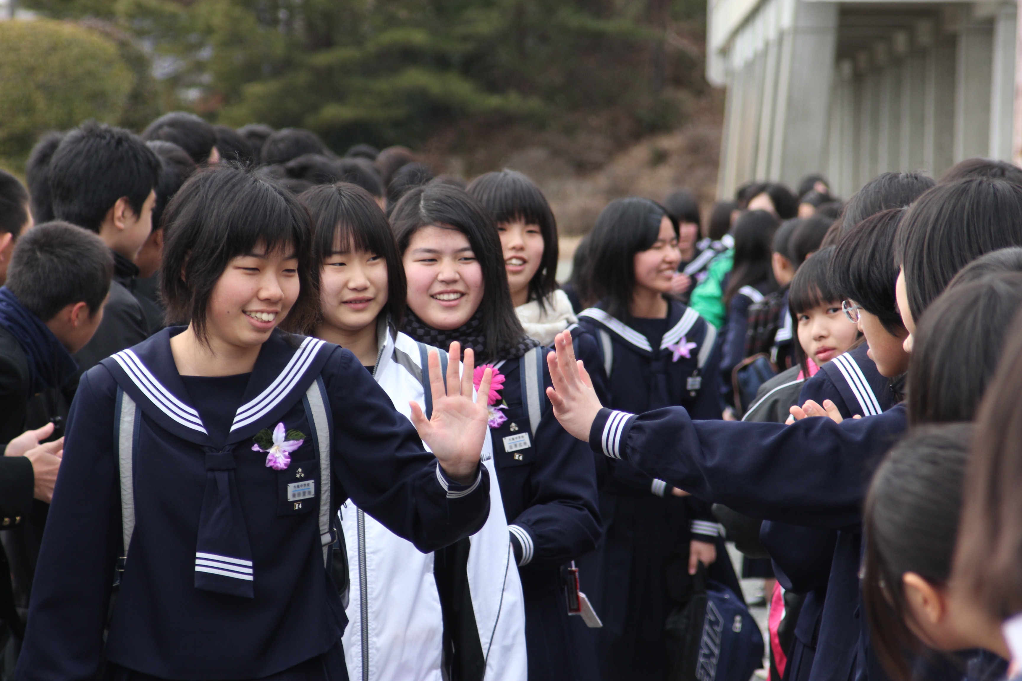 大熊中学校卒業式（2011年3月11日） 写真 5