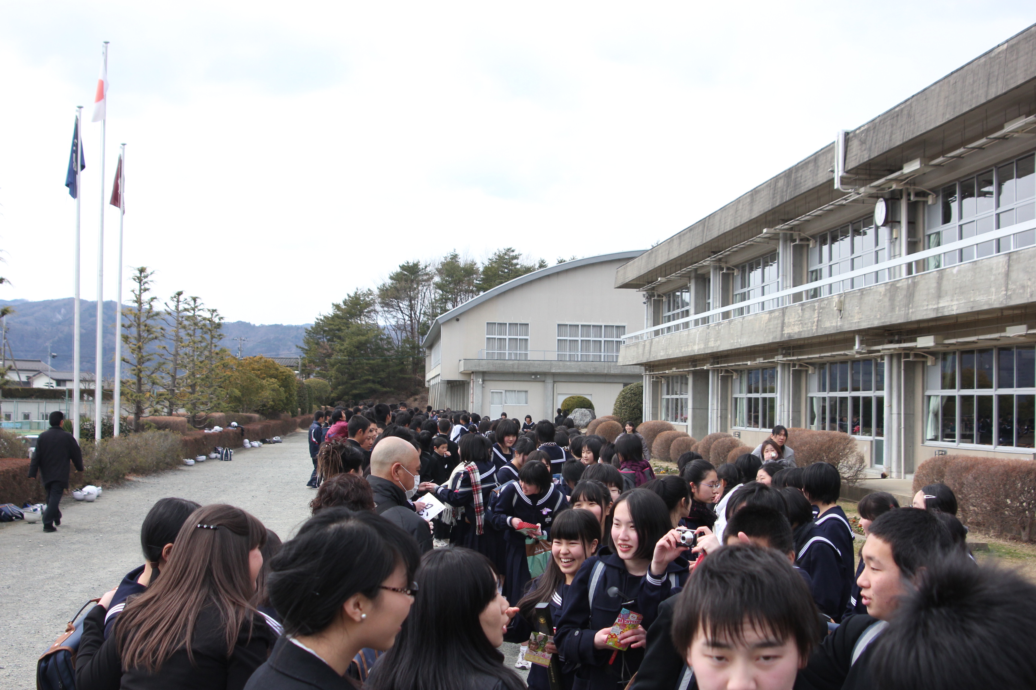 大熊中学校卒業式（2011年3月11日） 写真 8