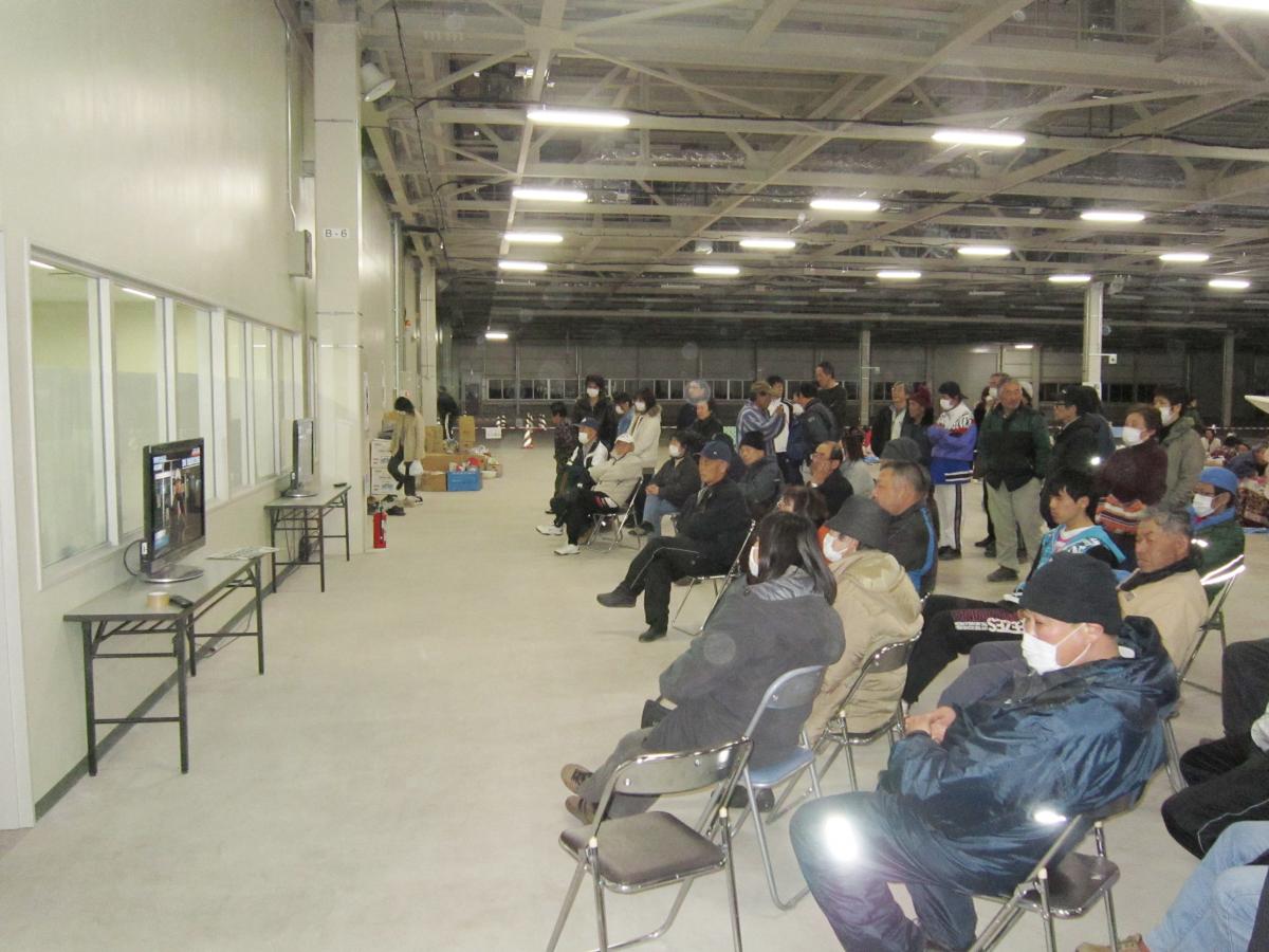 田村市内の避難所（2011年3月15日から17日） 写真 11