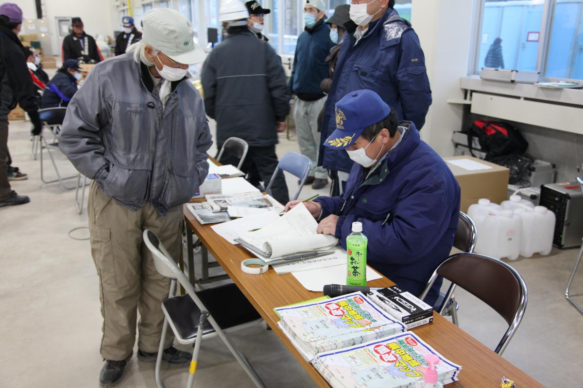 田村市内の避難所（2011年3月15日から17日） 写真 21