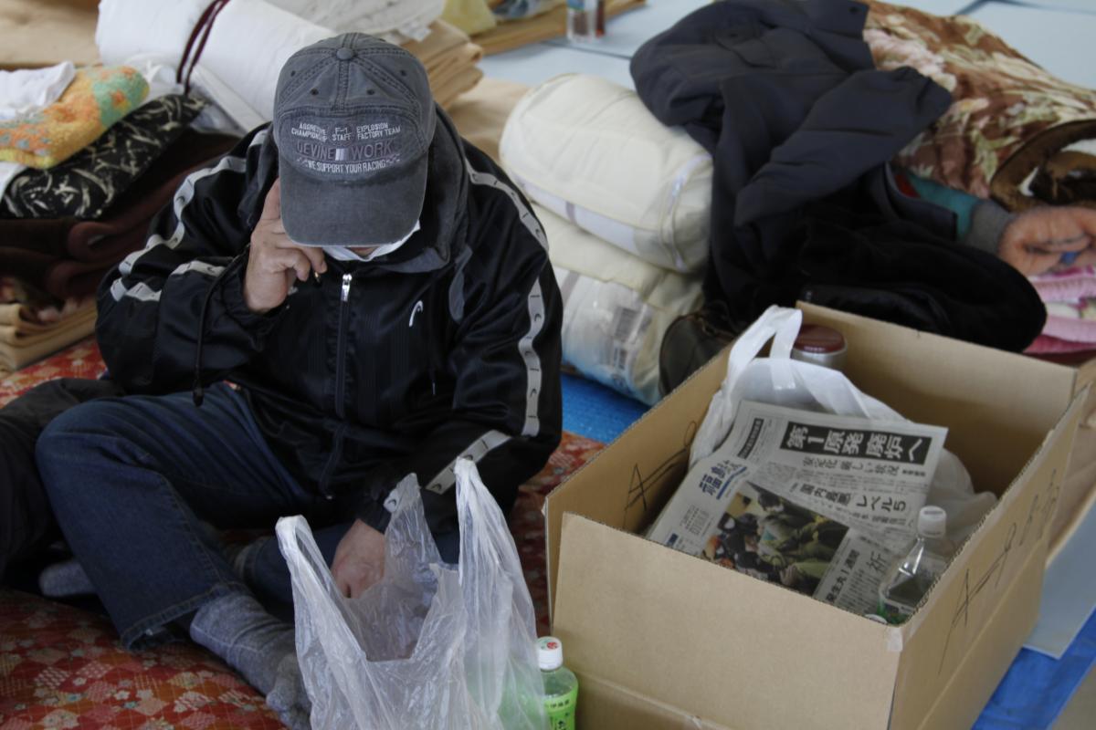 田村市内の避難所（2011年3月19日から26日） 写真 5