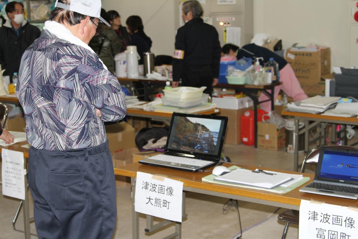 田村市内の避難所（2011年3月19日から26日） 写真 14