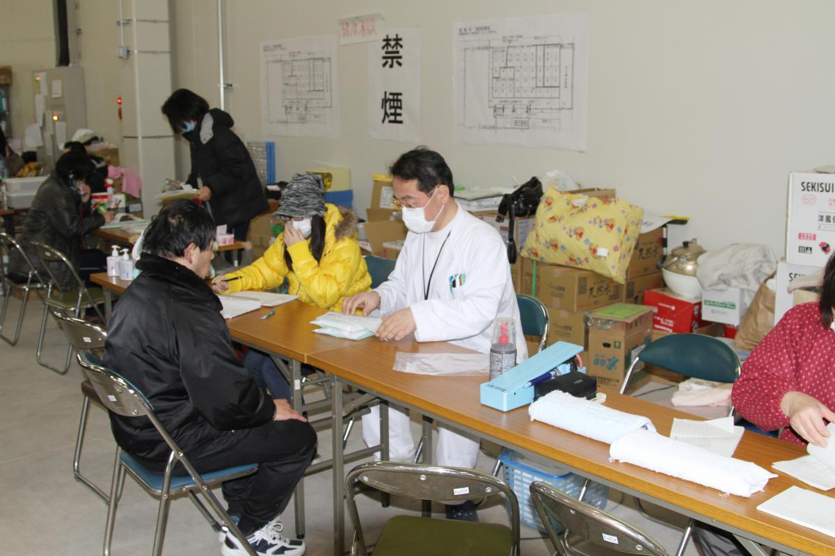 田村市内の避難所（2011年3月19日から26日） 写真 17