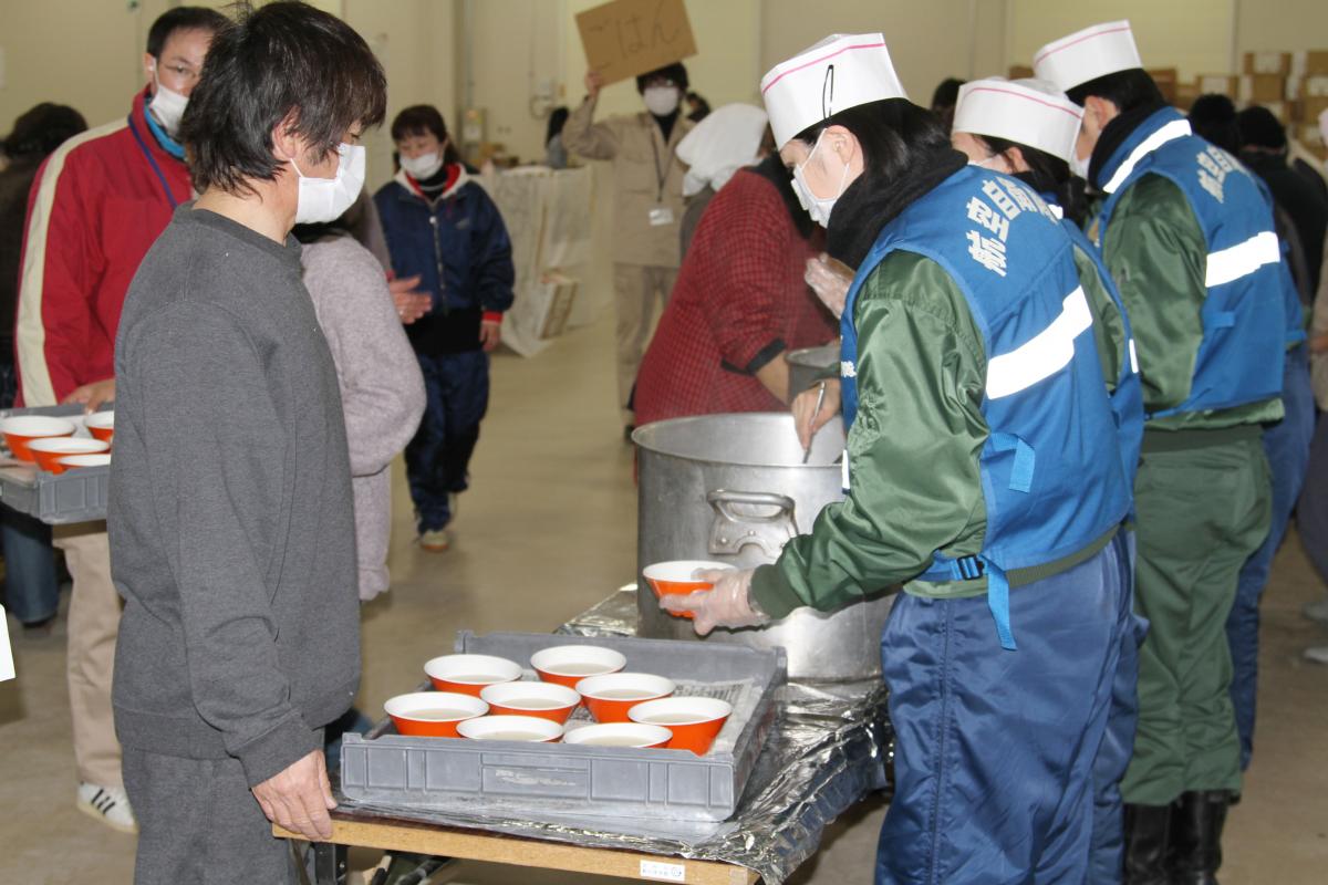 田村市内の避難所（2011年3月19日から26日） 写真 19
