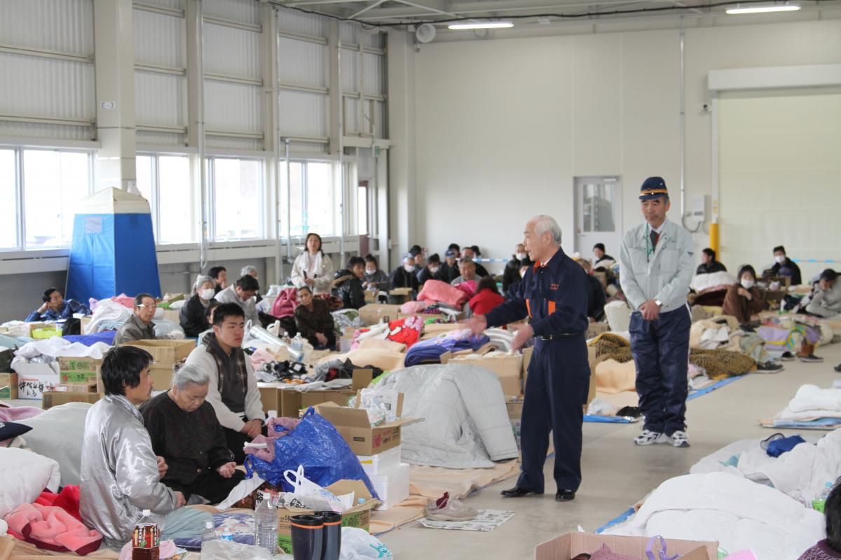 田村市内の避難所（2011年3月19日から26日） 写真 21