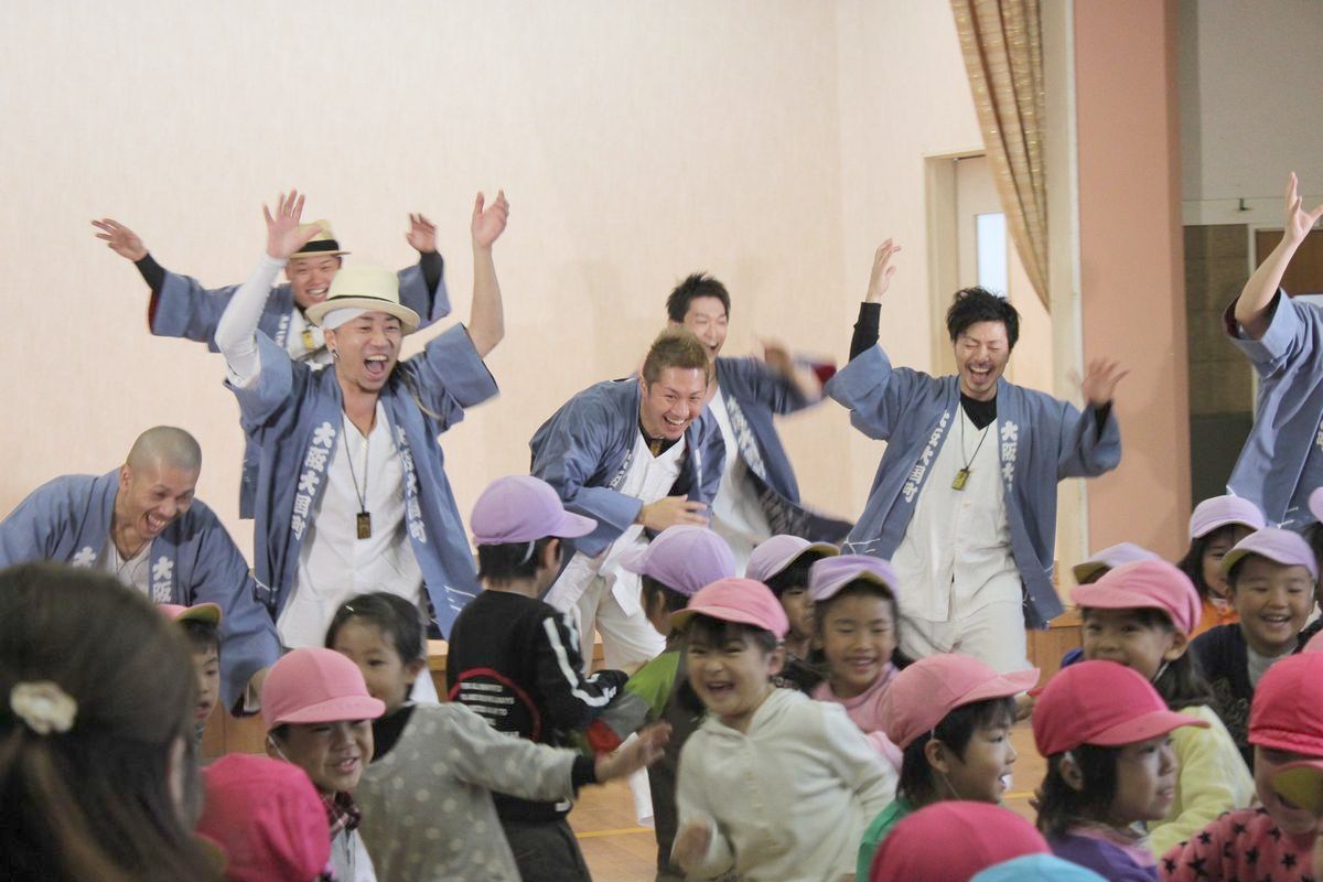 大熊幼稚園にＥＴ-ＫＩＮＧが歌のプレゼント（2011年11月11日） 写真 3