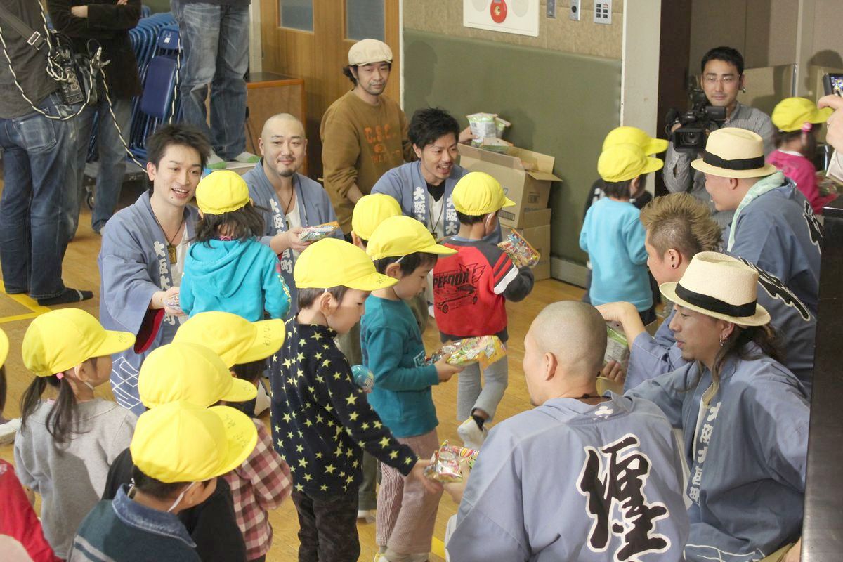 大熊幼稚園にＥＴ-ＫＩＮＧが歌のプレゼント（2011年11月11日） 写真 5