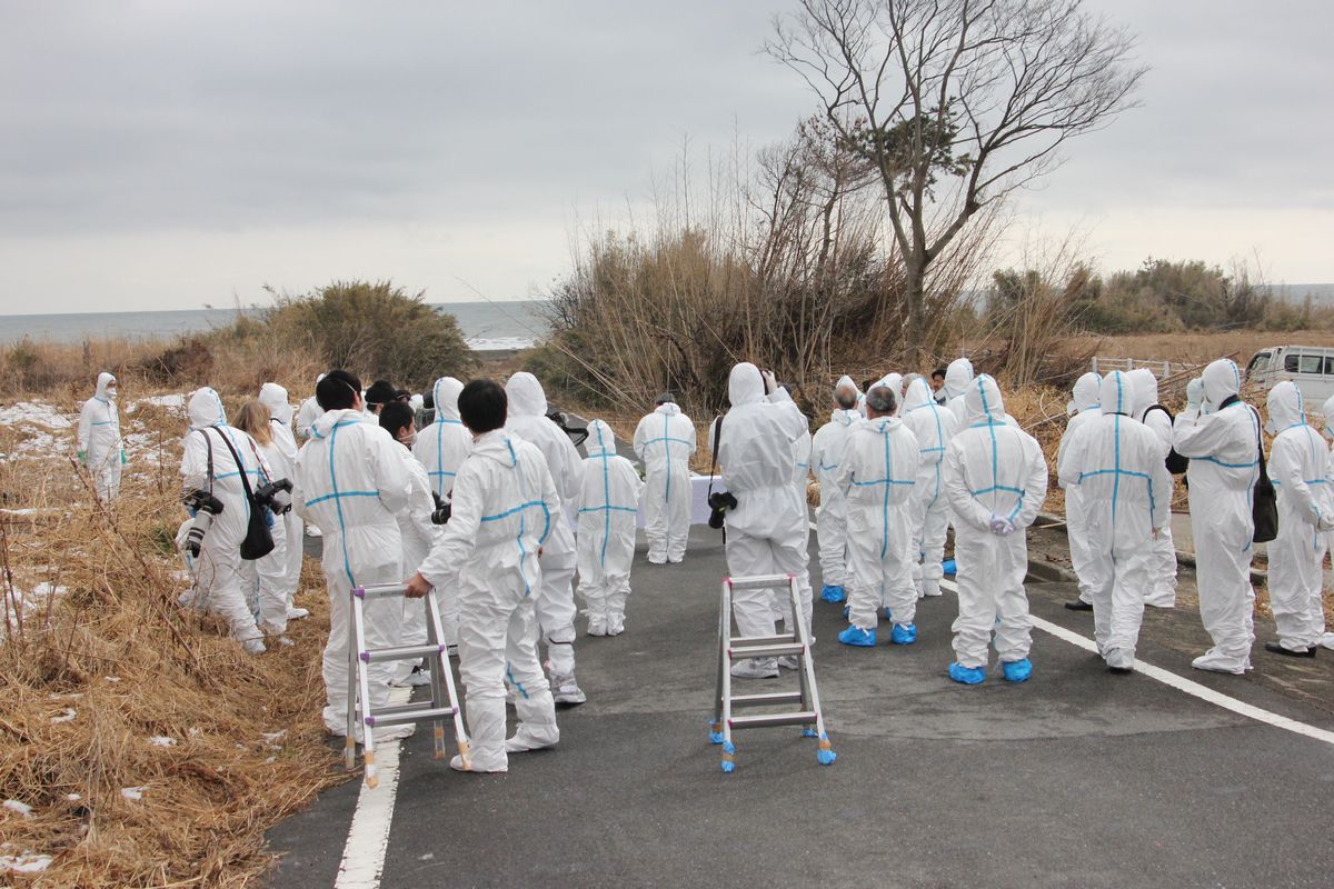 参列した18人の遺族や町関係者