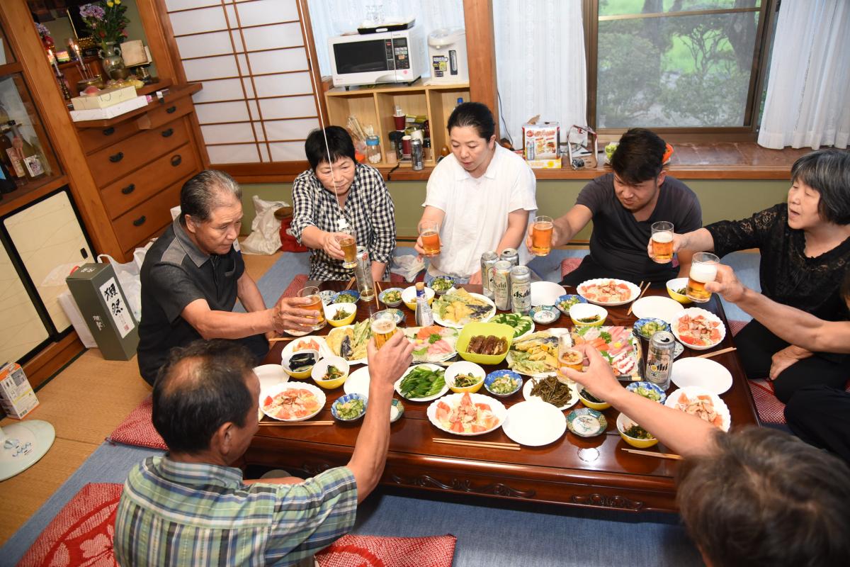 町内初の特例宿泊（2016年8月13日～14日撮影） 写真 7