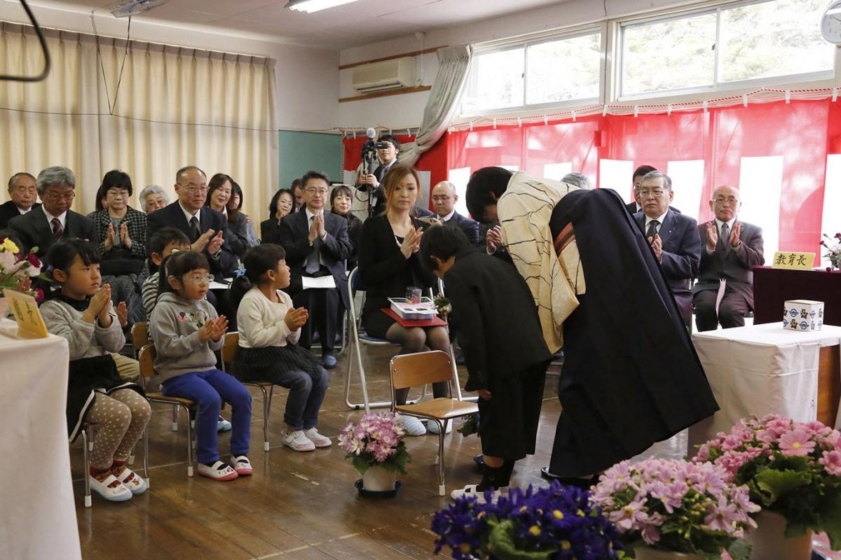 平成28年度熊町・大野幼稚園終了証書授与式（2017年3月17日撮影） 写真 5