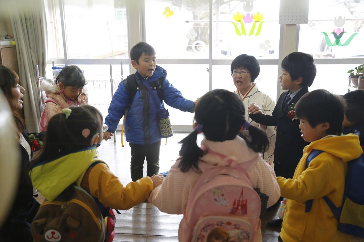 平成28年度熊町・大野幼稚園終了証書授与式（2017年3月17日撮影） 写真 7