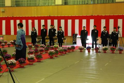 平成28年度大熊中学校卒業証書授与式（2017年3月13日撮影） 写真 1