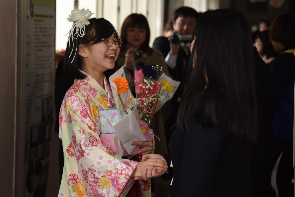 平成28年度熊町・大野小学校卒業証書授与式（2017年3月23日撮影） 写真 12
