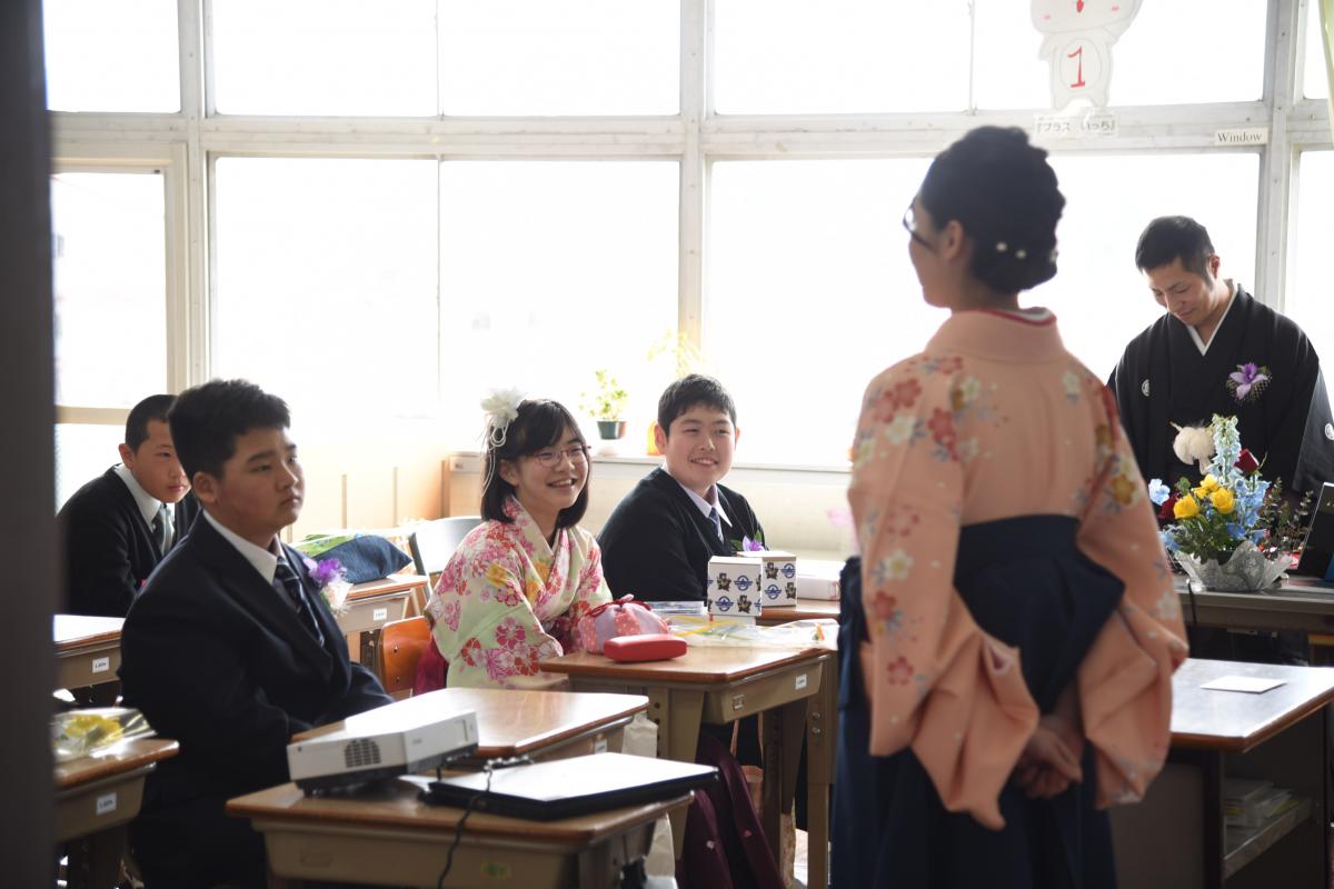 平成28年度熊町・大野小学校卒業証書授与式（2017年3月23日撮影） 写真 9