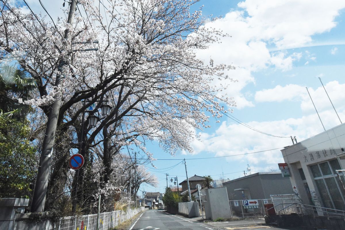 大熊郵便局前