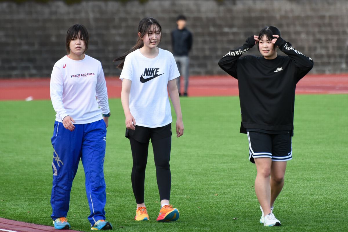 合同練習を行う選手の皆さん