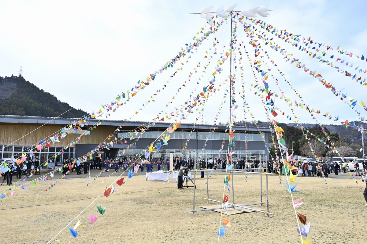 東日本大震災と東京電力福島第一原発事故の発生から14年となる3月11日、町内で町民有志らによる追悼イベント「おおくま3・11のつどい」が開かれました。