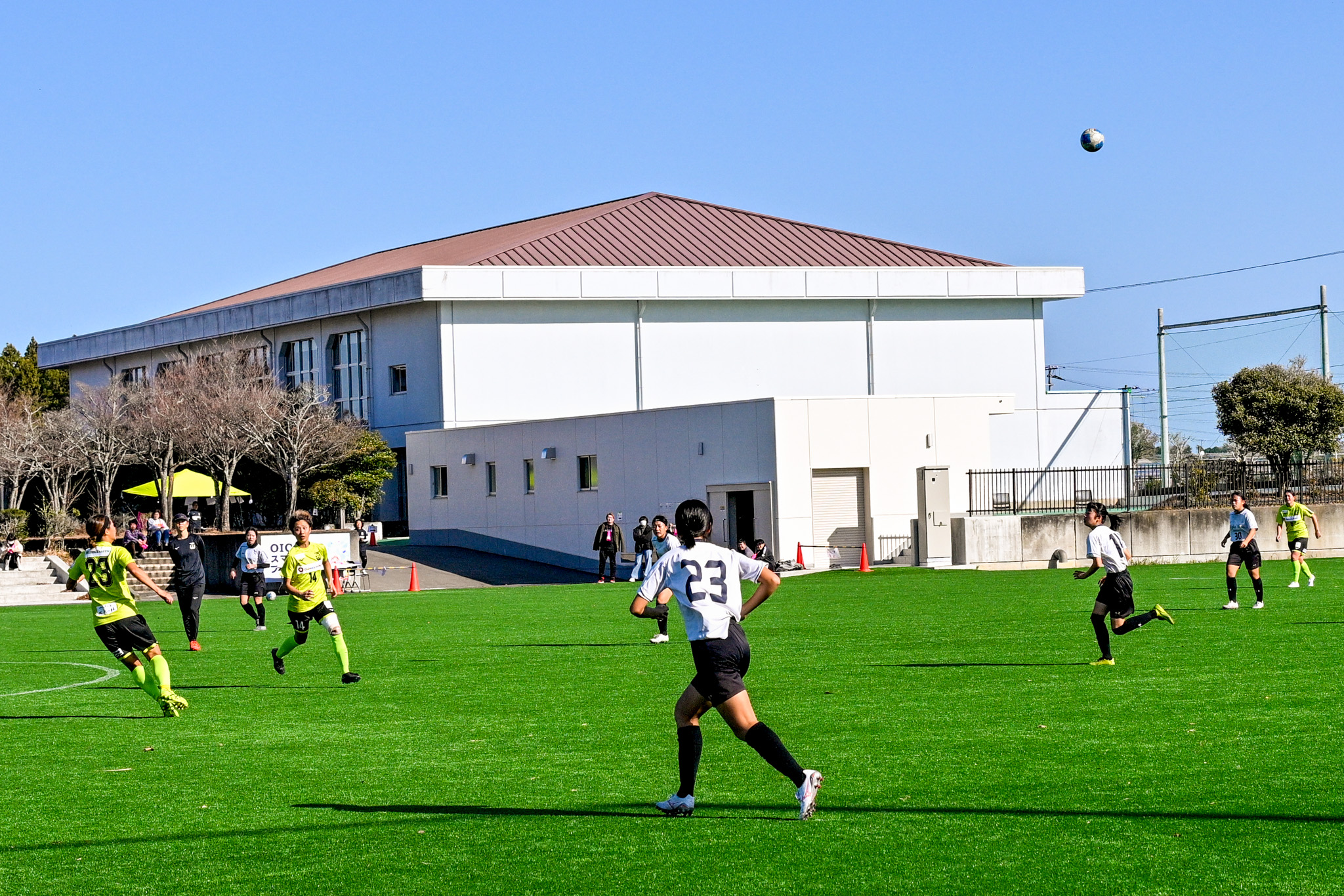 OIC スマイルフィールドで行われた公開試合