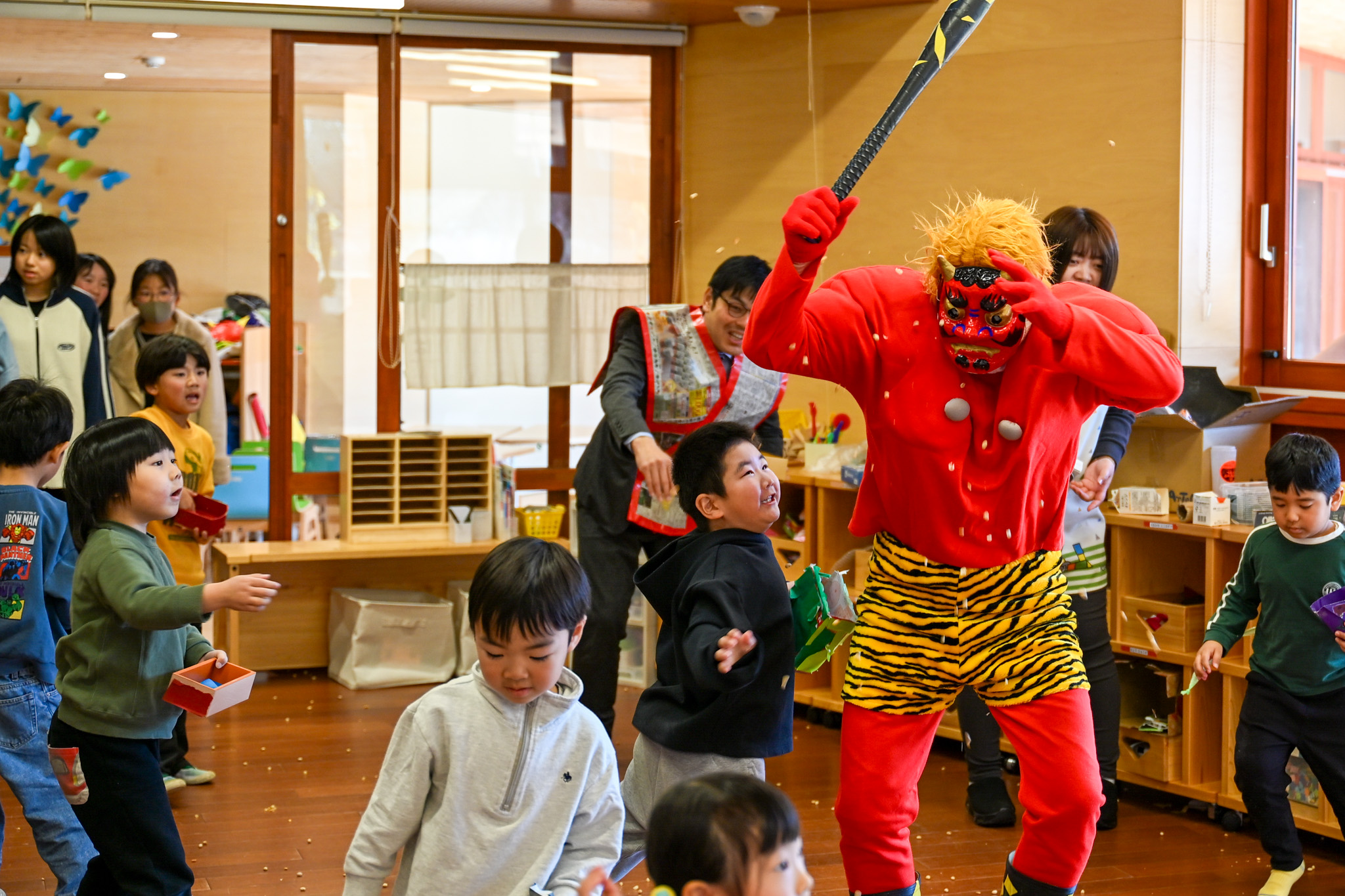 みんなで力を合わせて鬼退治！