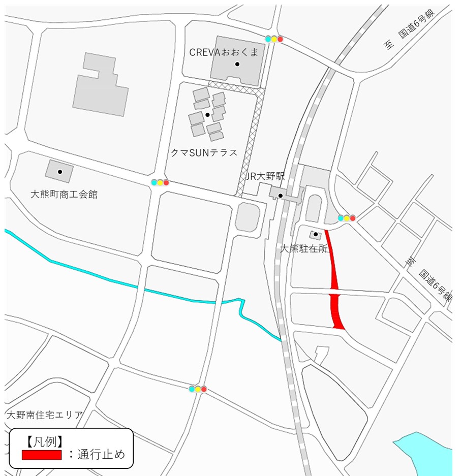 通行止め箇所図
