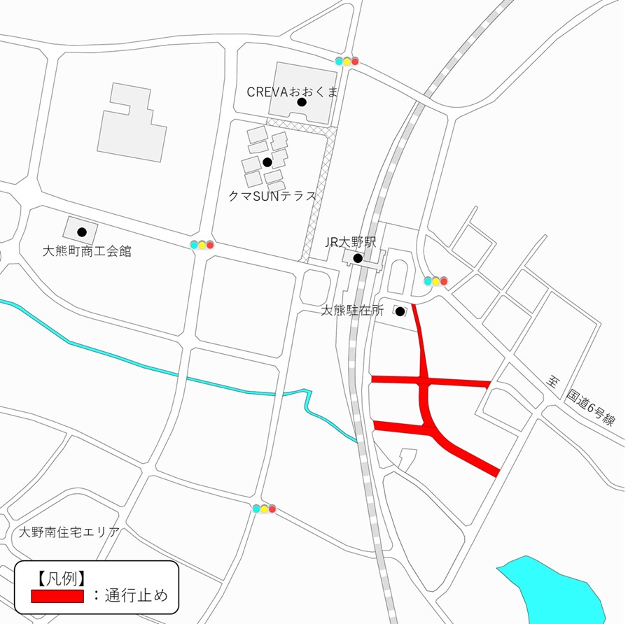 通行止め箇所図