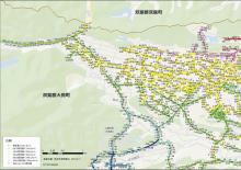 北西空間線量率測定結果