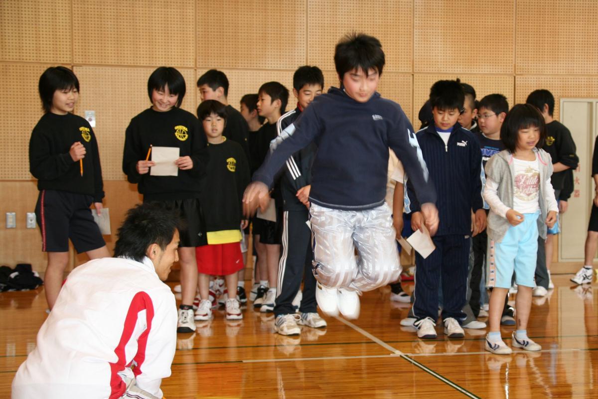 今後のトレーニングに生かすため行われた団員適正テスト