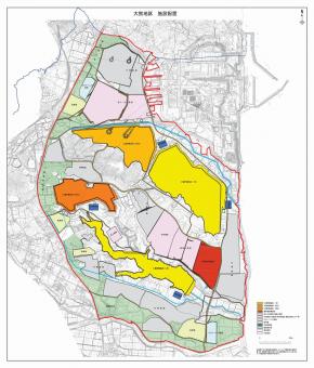 大熊地区施設配置図の画像