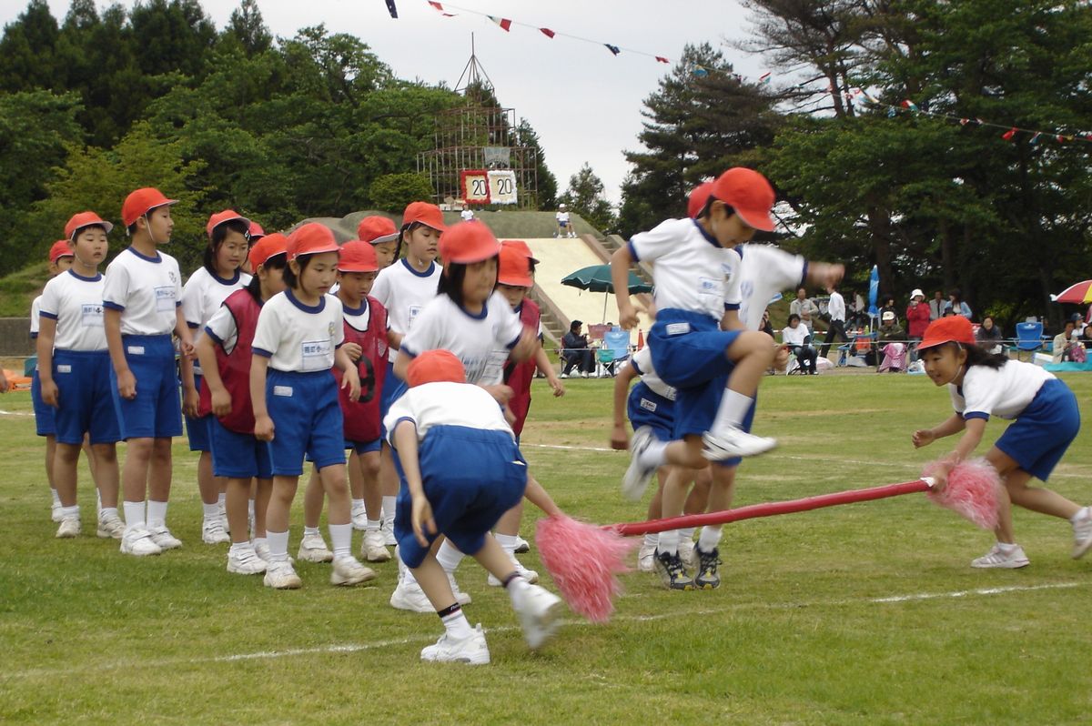 「ハリケーン」一致団結して1位を目指す児童たち