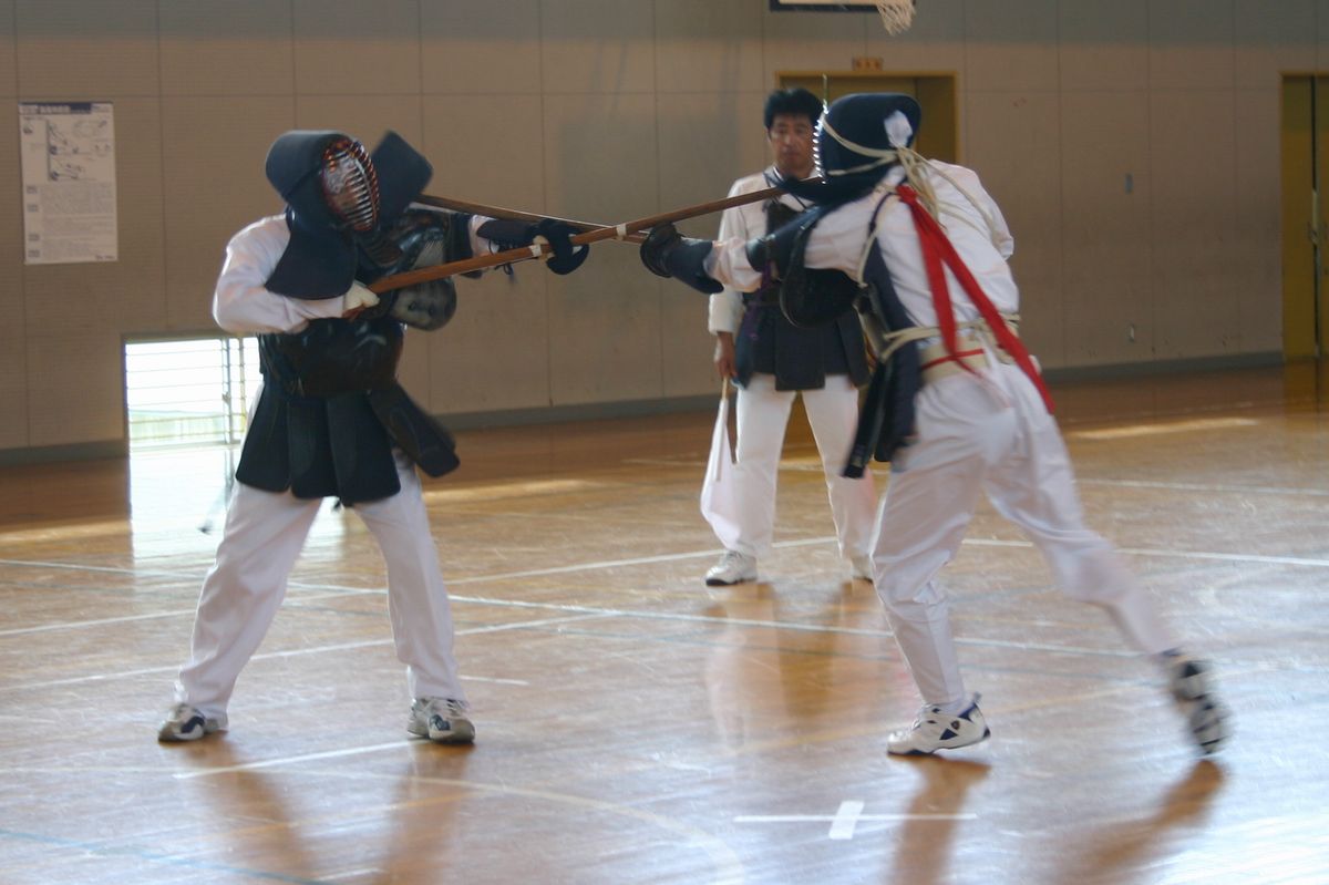 見事準優勝を収めた銃剣道